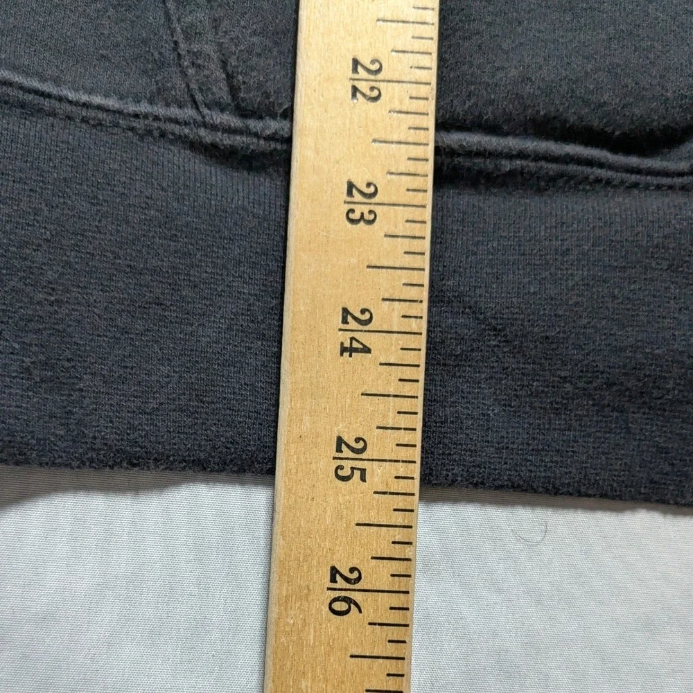 The North Face Men Small NEVER STOP EXPLORING Double-sided Logo Black Hoodie